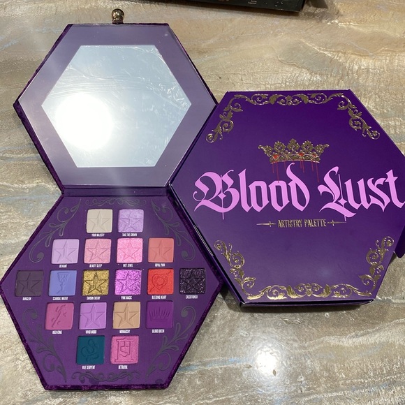 Jeffree Star Blood Lust EyeShadow Artistry Palette Purple Velvet New with Box